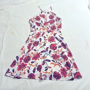 Express - Floral Midi Dress - Size 0